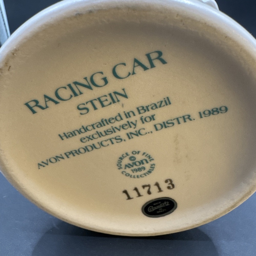 Handcrafted Racing Car Stein by Avon - Picture 11 of 13